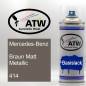 Preview: Mercedes-Benz, Braun Matt Metallic, 414: 400ml Sprühdose, von ATW Autoteile West.